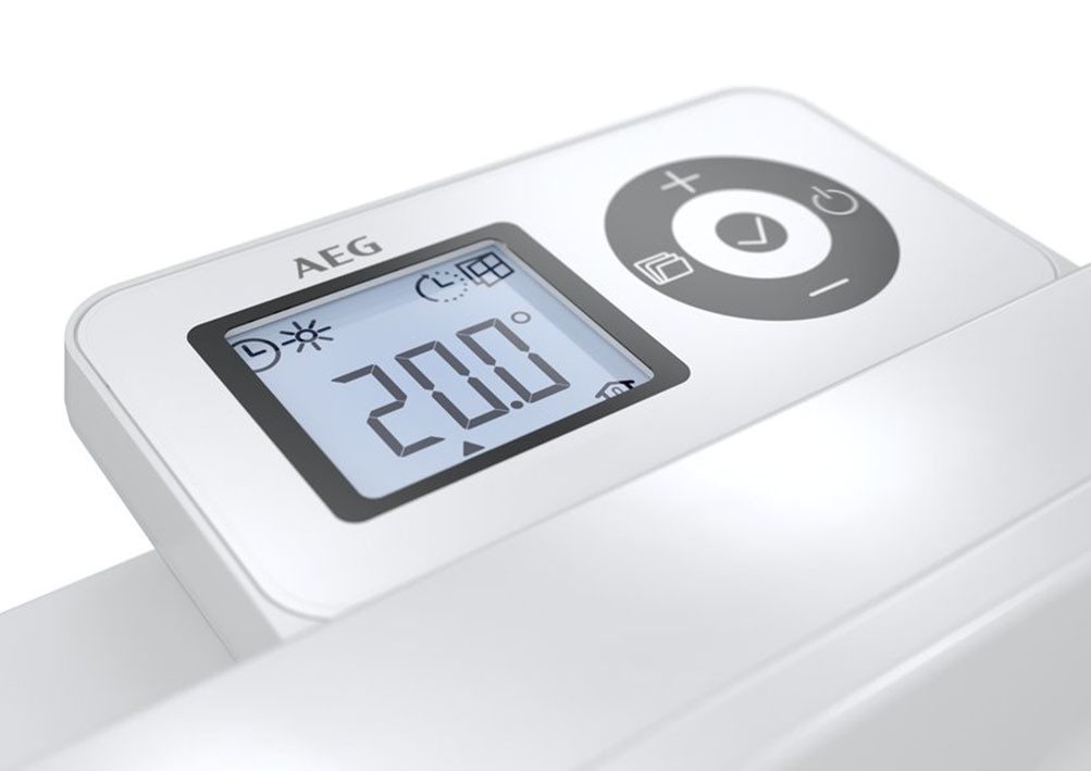 AEG Haustechnik Konvektor »WKL 1005«, Elektroheizung energiesparend, 1000 W, für ca. 12 m², LCD-Display, Wochenzeitschaltuhr – Bild 2 von 5