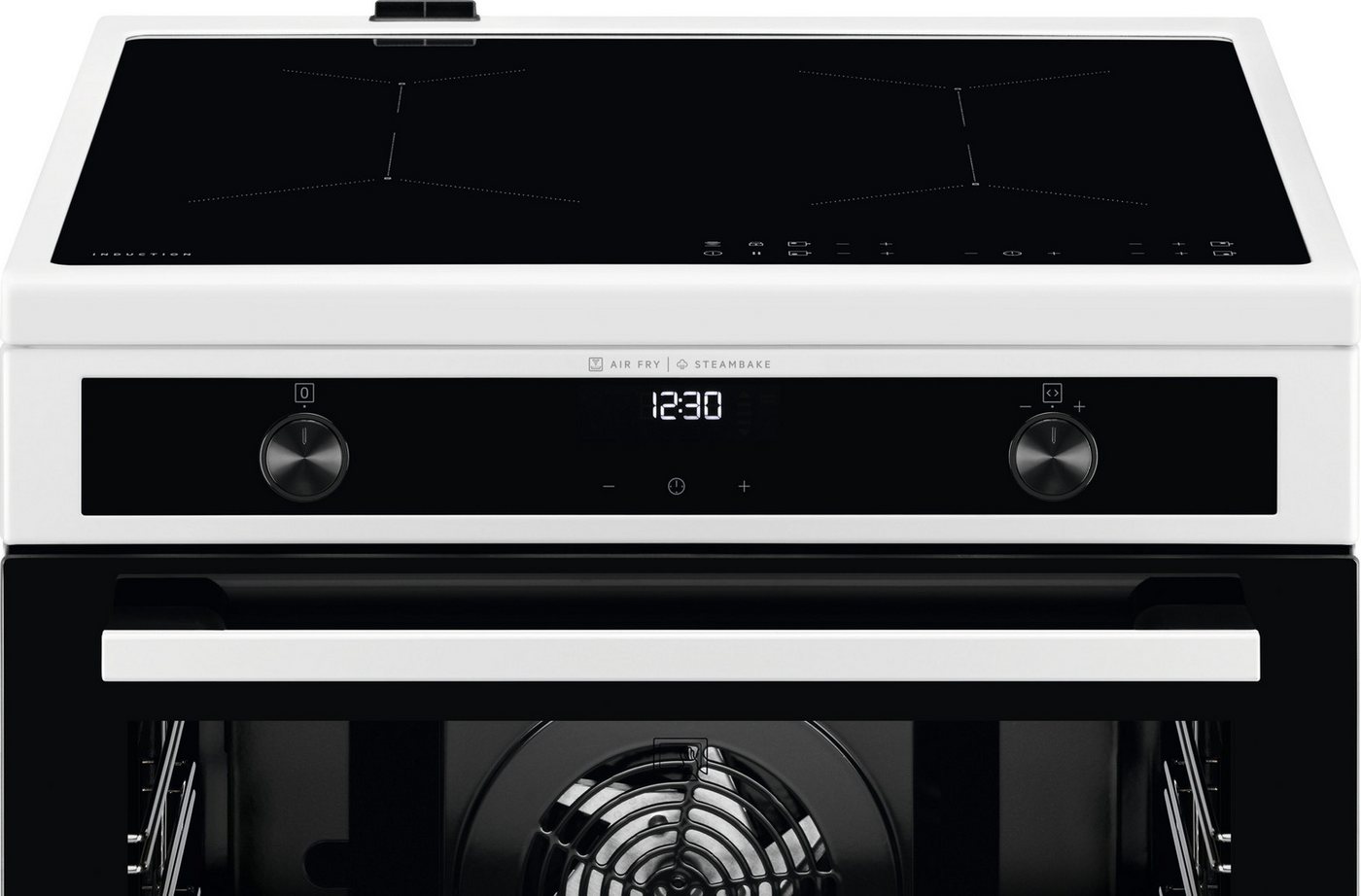 AEG Induktions-Standherd CIB6644BBW, mit Teleskopauszug nachrüstbar, mit Restwärmeanzeige, mit SteamBake-Funktion, mit AirFry-Funktion – Bild 2 von 5