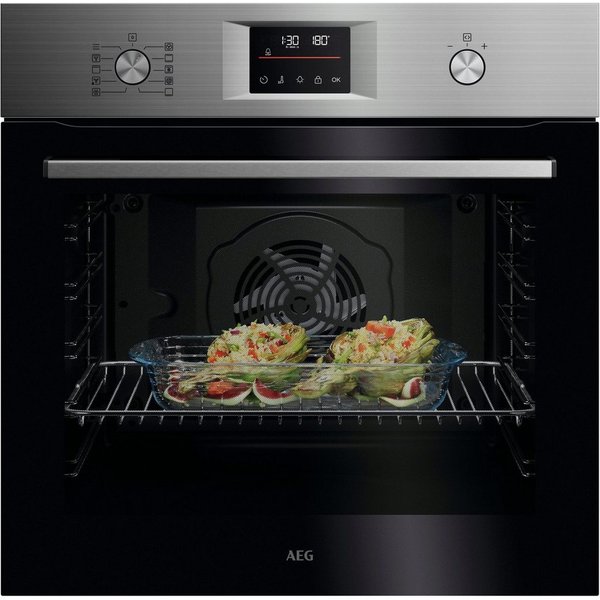 AEG Pyrolyse Backofen OU5PB40WSM, Pyrolyse-Selbstreinigung, Mit 45 Automatikprogrammen mühelos kochen – der Ofen führt zum Ziel