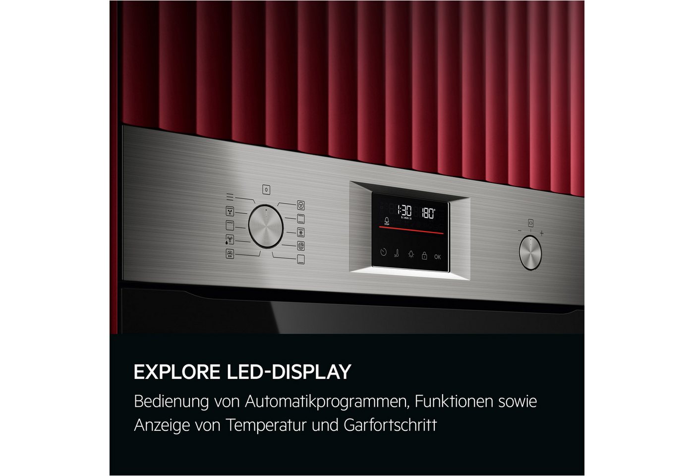AEG Pyrolyse Backofen OU5PB40WSM, Pyrolyse-Selbstreinigung, Mit 45 Automatikprogrammen mühelos kochen – der Ofen führt zum Ziel – Bild 3 von 5