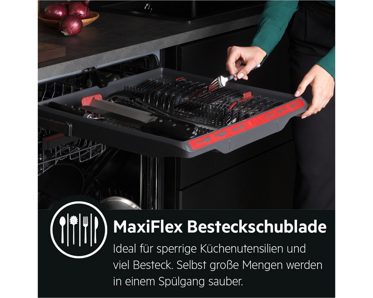 AEG Standgeschirrspüler 5000 FFB7572APW, 14 Maßgedecke, AirDry – Bild 4 von 5