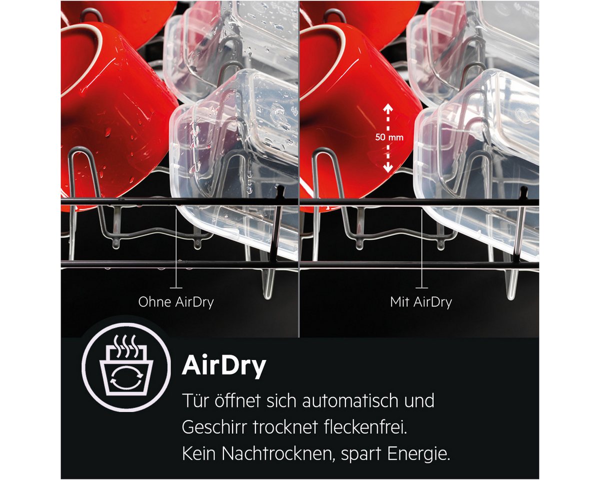 AEG Standgeschirrspüler 5000 FFB7572APW, 14 Maßgedecke, AirDry – Bild 5 von 5