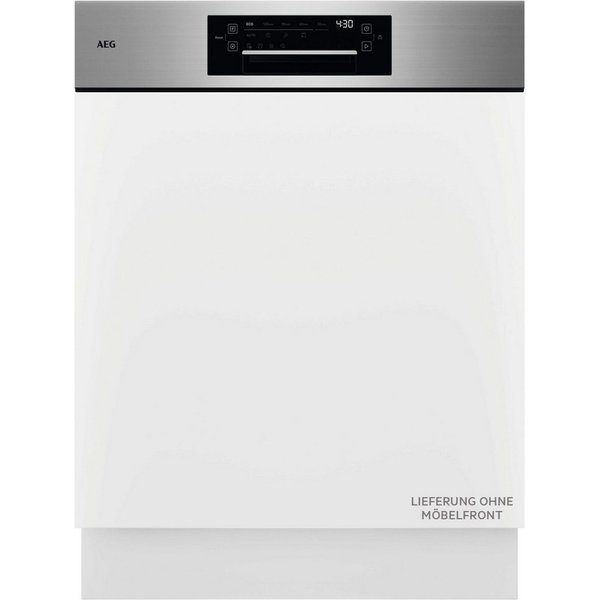 AEG teilintegrierbarer Geschirrspüler 9000 GT9200X2SCM, Smarte Spülmaschine, kraftvoll gegen Eingebranntes, leise nur 38 dB