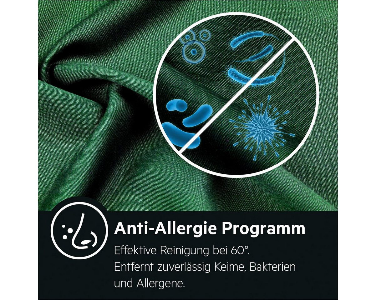 AEG Waschmaschine 6000 ProSense® L6FA68FL, 8 kg, 1600 U/min, Anti-Allergie-Programm: Entfernt zuverlässig Viren und Bakterien – Bild 3 von 5