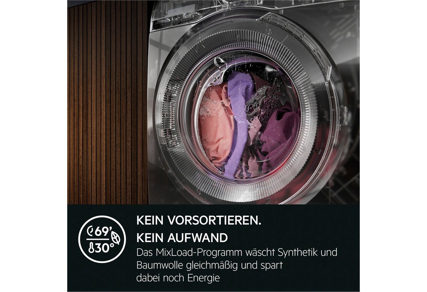 AEG Waschmaschine 6000 ProSense® LR6FA410FL, 10 kg, 1400 U/min, Hygiene-Programm mit Dampf: Entfernt zuverlässig Viren und Bakterien – Bild 3 von 5
