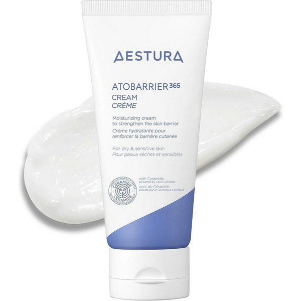AESTURA Feuchtigkeitscreme Atobarrier 365 Cream 80ml – Feuchtigkeitsspendende Gesichtscreme mit mit Ceramiden, Squalan und Cholesterin zur Stärkung, der Hautbar