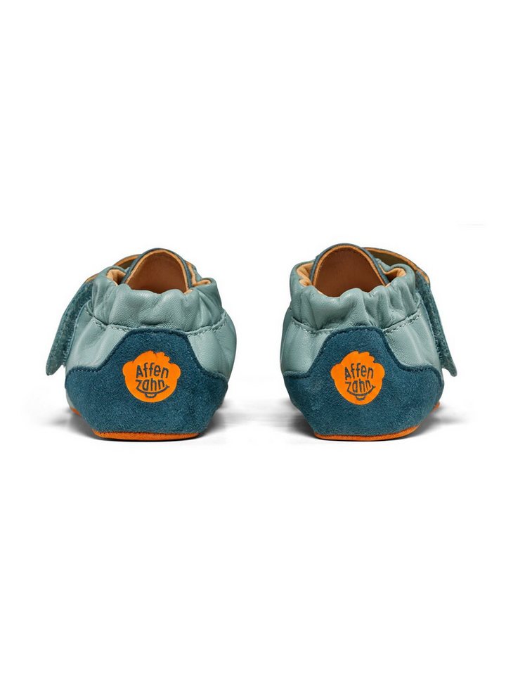 Affenzahn Leder Crawly Krabbelschuh aus echtem Leder mit Klettverschluss – Bild 3 von 5