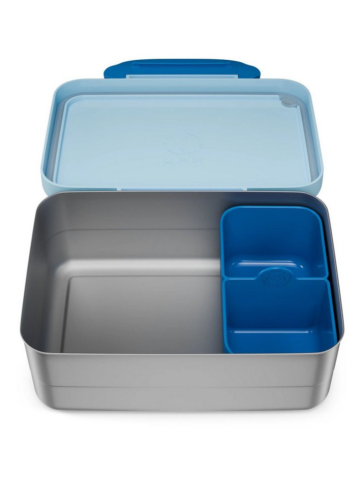 Affenzahn Lunchbox Edelstahl Brotdose, Edelstahl, (Edelstahl Brotdose, 2-tlg., 1x Brotdose, 1x Trennfach), spülmaschinengeeignet bis 45 Grad, Handwäsche empfohl – Bild 2 von 5