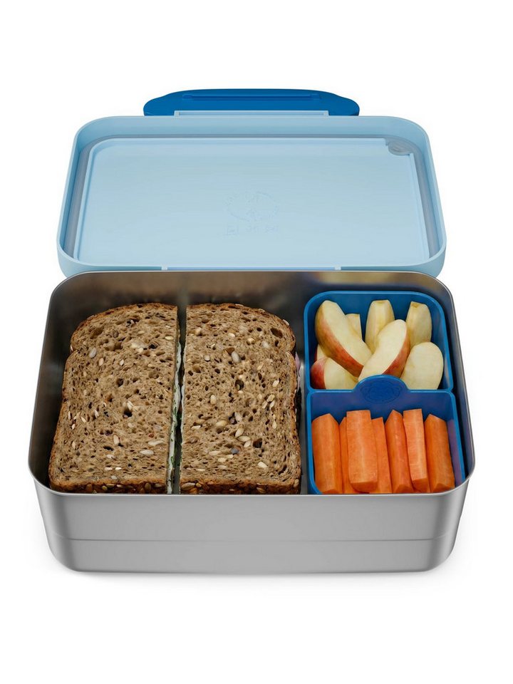Affenzahn Lunchbox Edelstahl Brotdose, Edelstahl, (Edelstahl Brotdose, 2-tlg., 1x Brotdose, 1x Trennfach), spülmaschinengeeignet bis 45 Grad, Handwäsche empfohl – Bild 5 von 5