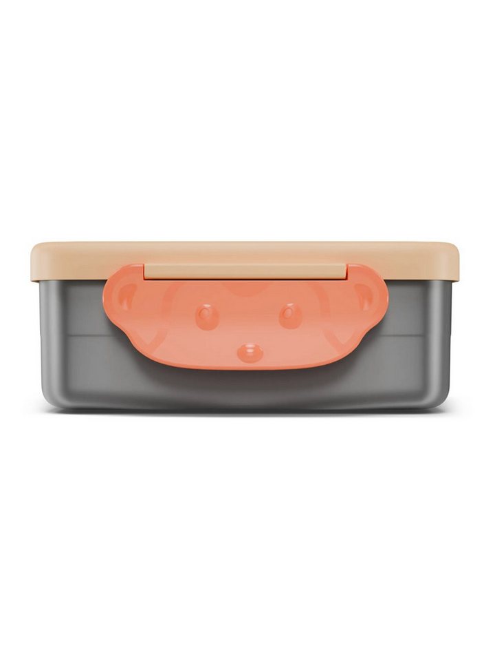 Affenzahn Lunchbox Edelstahl Brotdose, Edelstahl, (Edelstahl Brotdose, 2-tlg., 1x Brotdose, 1x Trennfach), spülmaschinengeeignet bis 45 Grad, Handwäsche empfohl – Bild 3 von 5