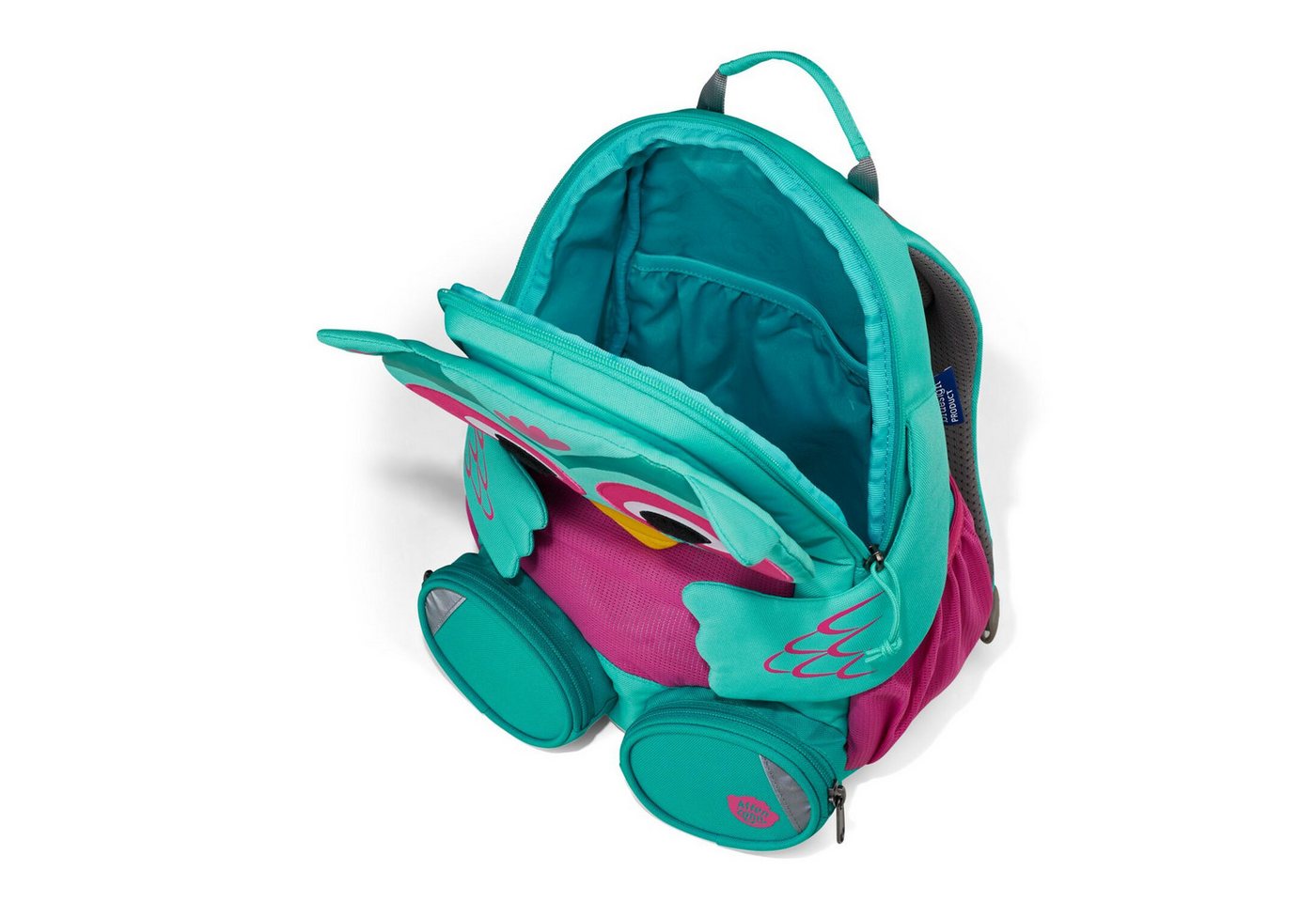 Affenzahn Schulranzen Kindergartenrucksack, Großer Freund, Eule, 3-5 Jahre (1 Stück), Kinderrucksack, ab einer Körpergröße von 90 cm – Bild 2 von 5