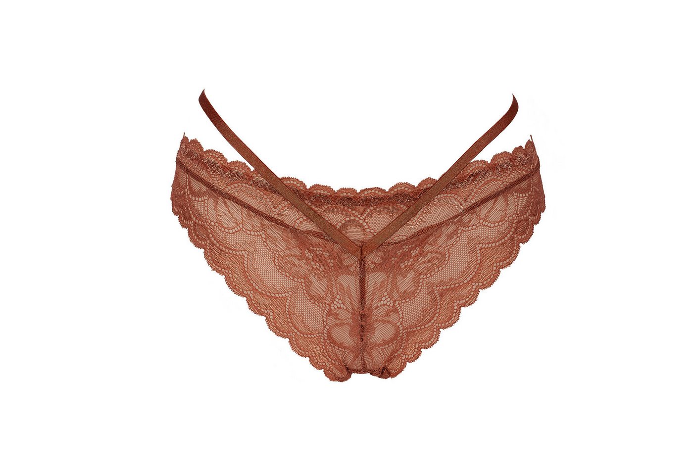 After Eden D-cup & up String Mexy mit Spitze, Riemchendetails, feminin, bequem, weich, elastisch – Bild 5 von 5