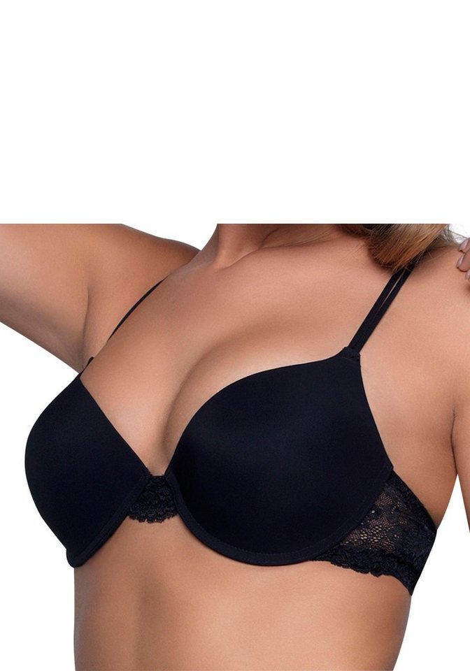 After Eden Push-up-BH BOOST glatte Cups, Gelkissen, mit Bügel, mit Spitze, push up, feminin – Bild 4 von 5