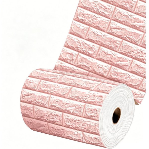 Agger 3D Wandpaneel 3D Wandpaneele Wandverkleidung Selbstklebend Tapeten Steinoptik, 300*50cm Wasserdicht Wandtapete Küchenrückwand