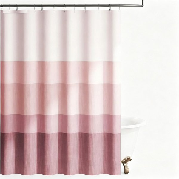 Agger Duschvorhang 180x180 cm Badewanne Waschbar Textil Shower Curtains