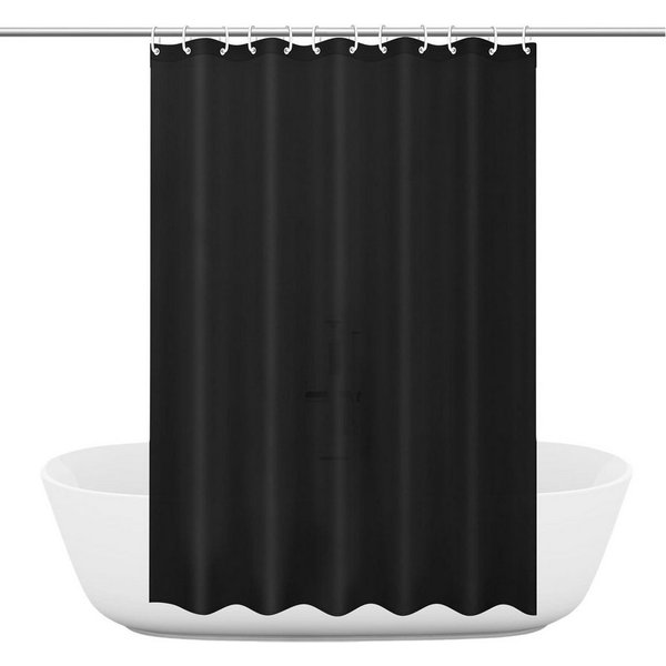 Agger Duschvorhang Anti-Schimmel Badezimmervorhang, Wasserdicht und Waschbar Breite 180 cm (1-tlg), Perfekt für Badewanne & Dusche