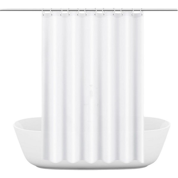 Agger Duschvorhang Anti-Schimmel Badezimmervorhang, Wasserdicht und Waschbar Breite 180 cm (1-tlg), Perfekt für Badewanne & Dusche