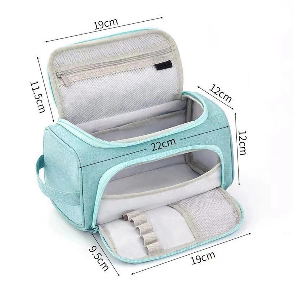 Agger Federmäppchen 3 Fächer Große Kapazität Mäppchen Federtasche Stiftetasche, Pencil Case Bleistifttasche für Schule & Büro – Bild 3 von 5