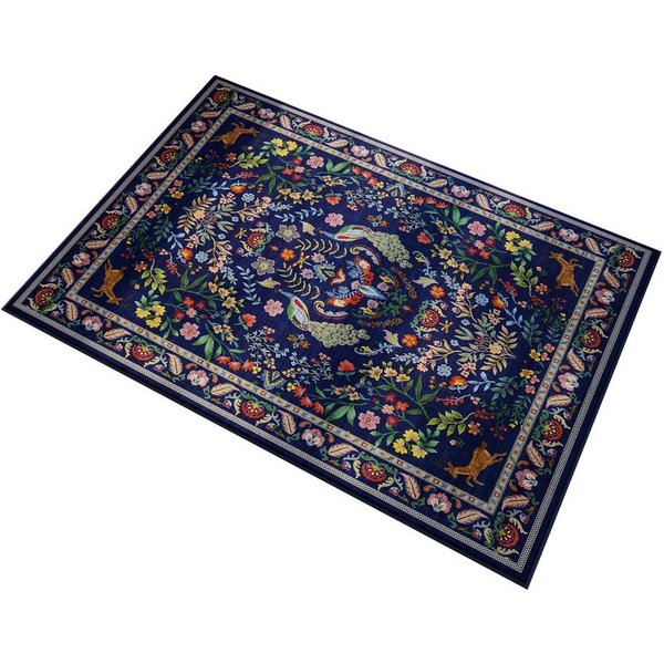 Agger Fußmatte Weiche Fußmatte mit Blumenmuster, Eingangstürmatte, geeignet für Flur, Eingangsbereich, Küche, Schlafzimmer und Badezimmer