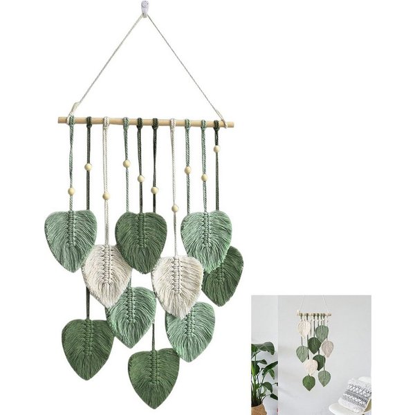 Agger Hängedekoration 40 × 90 cm Wandbehang im Boho-Stil, Makramee