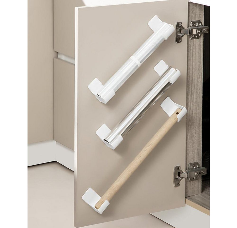 Agger Küchenorganizer-Set Küchenschranktür-Aufbewahrungsbox Plastiktütenhalter Organizer, (8-tlg), für Tüten, Zinnfolie, Müllsack – Bild 3 von 5