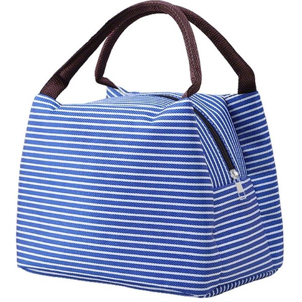Agger Kühltasche Faltbar mit Folienfutter, Lunchbox Tasche, Lunchtasche Isoliert, Tragbar Lunchbag für Arbeit, Camping oder Reise Mittagessen