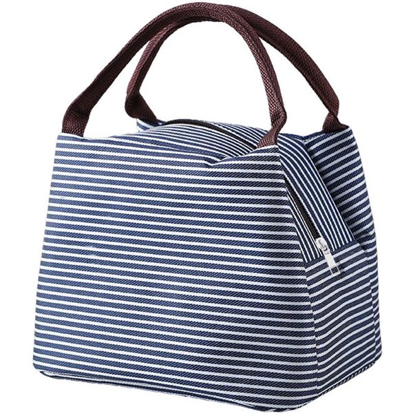 Agger Kühltasche Faltbar mit Folienfutter, Lunchbox Tasche, Lunchtasche Isoliert, Tragbar Lunchbag für Arbeit, Camping oder Reise Mittagessen