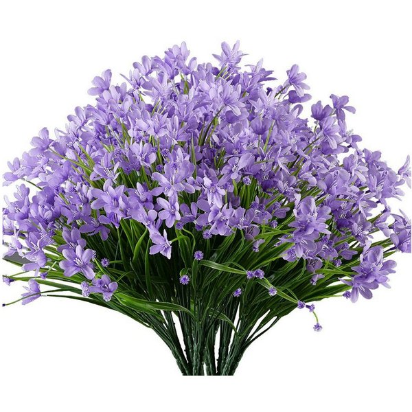 Kunstblumenstrauß 4er-Set Künstliche Narzissensträuße aus Kunststoff, Agger, ideal für Hochzeiten, Brautsträuße und Wohnraum- oder Gartendekoration