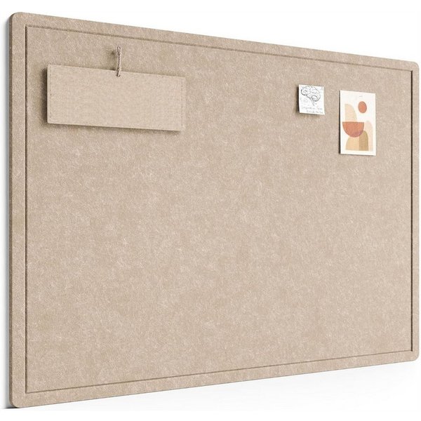 Agger Pinnwand 60 × 40 cm Filz-Pinnwand, Wanddekor-Korktafel, Anschlagtafel, Fotodisplay-Tafel