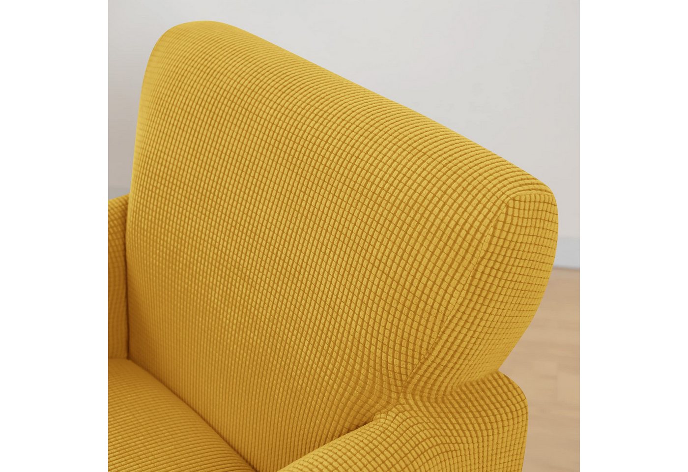 Agger Relaxsesselhusse Sesselhusse Bezug, Sessel Überzug mit Armlehnen – Dehnbarer, Sesselbezug Stretch aus Weichem Strickstoff, Waschbarer Bezug – Bild 4 von 5