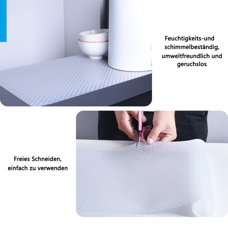 Agger Schubladenmatte Nicht Klebende Haltbarem Schubladenauskleidung Antirutschmatte (1 St), Eva Material Wasserdichtem Matte Schneidbar Platzsets – Bild 4 von 5