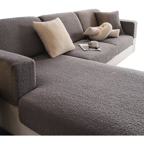 Agger Sofahusse Sofa Überzug – Hoch Elastischer, Rutschfester Sitzkissenbezug, Waschbarer, Haustierfreundlicher Sofabezug für Couch