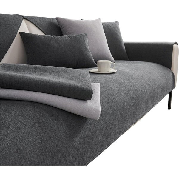 Agger Sofaschoner Sofa Überzug Weiche Chenille Sofabezug Hund Katze Sofaschoner, Anti Rutsch Vintage Couch Überzug für 1 2 3 4 Sitzer Sofa