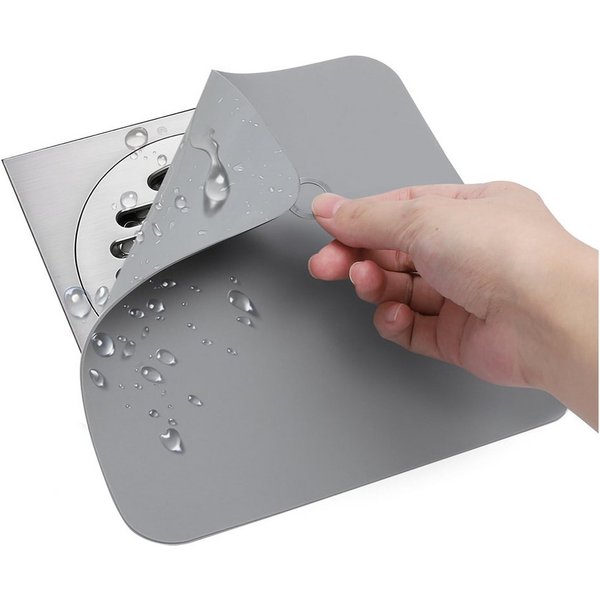 Agger Stöpsel Abflussstopfen aus Silikon,für Dusche, Küche und Badezimmer, (2 St), quadratischer Geruchsverschluss, Geruchsverschluss gegen Gerüche