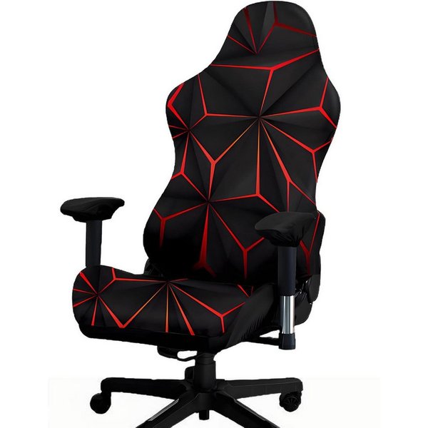 Agger Stuhlhusse Gaming Stuhlbezug Stretch – Universeller Gamingstuhl Bezug, Elastischer Bürostuhlbezug, Waschbar & Rutschfest