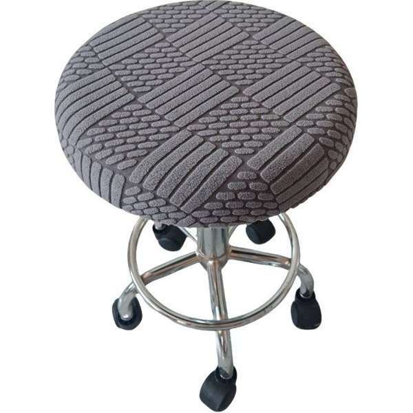 Agger Stuhlhusse Hockerbezug Rund Barhockerbezug Stuhlbezug Stretch,Stuhlüberzug, elastischer Sitzbezug, geeignet für runde Sitzflächen von 28–40 cm