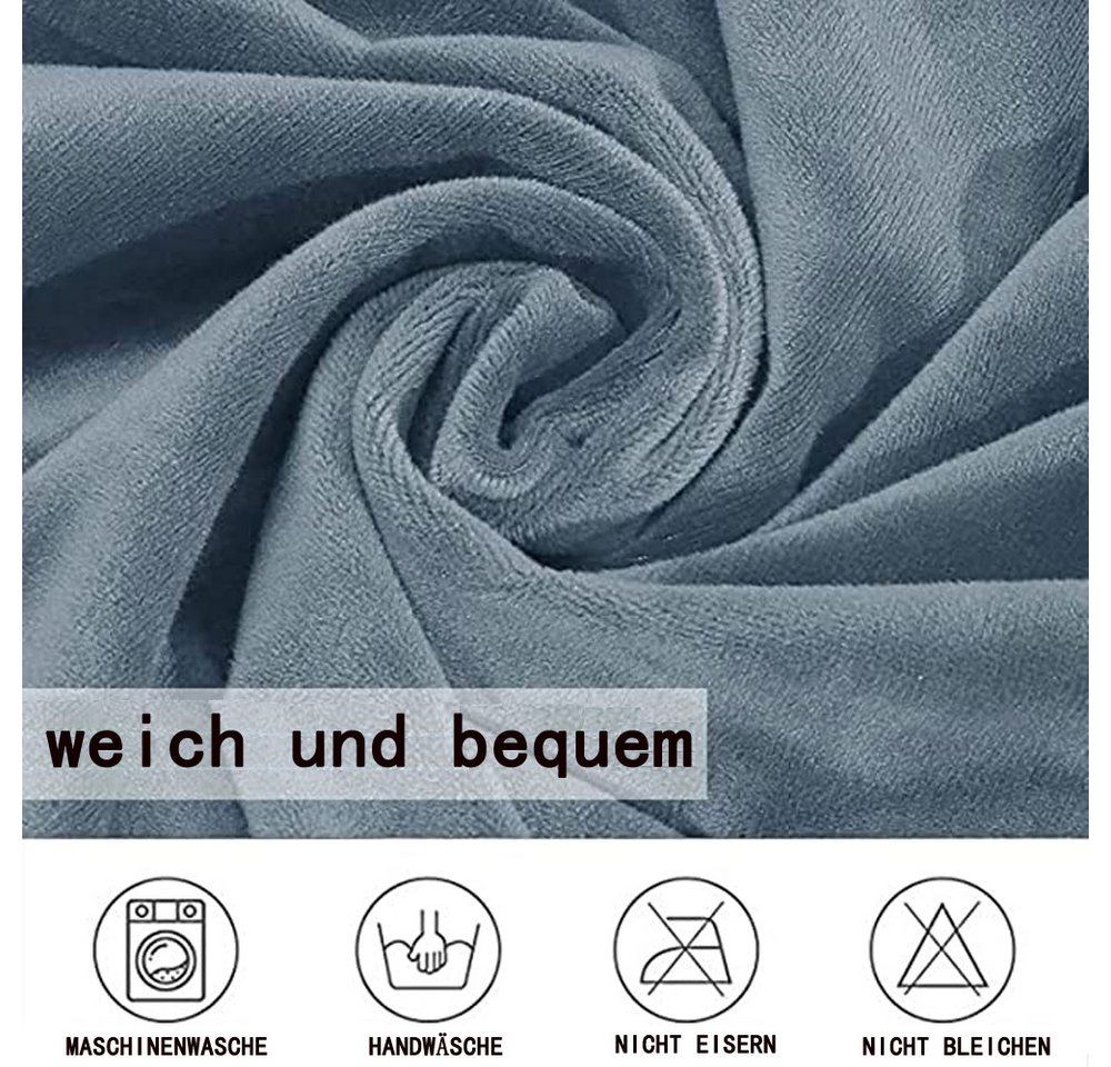 Agger Stuhlhusse Stretch Samt Stuhlhussen Universal Sesselbezug Stuhlbezug, mit Armlehnen Abnehmbare Waschbar Esszimmerstühle Bezug – Bild 4 von 5