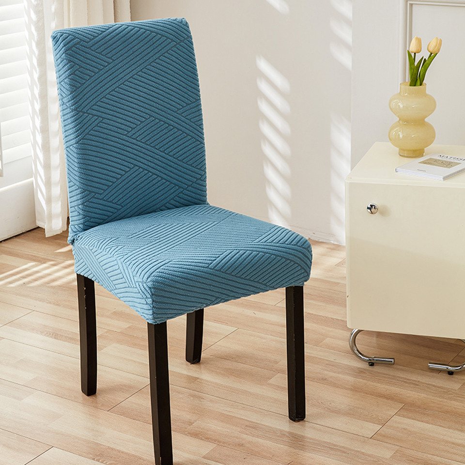 Agger Stuhlhusse Stretch Stuhlhussen Stuhlbezug, Bürostuhlbezug für Esszimmerstühle, Abnehmbarer Waschbarer für Haus, Küche, Hochzeit, Party – Bild 4 von 5