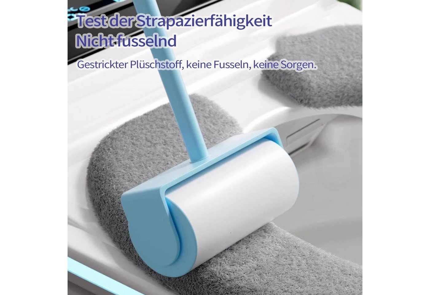 Agger WC-Deckelbezug 2 Stück Toilettensitzbezug Dicker Und Wärmer Wc-Sitz Pad, Waschbarer, WC Abdeckung Cover Pad Toilettensitzkissen – Bild 5 von 5