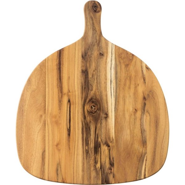 aida RAW Pizzaschneidebrett RAW Teak, Massivholz, organisches Design