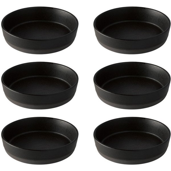 aida RAW Suppenteller RAW, (6 St), Teller Set, Steinzeug, Ø 19 cm