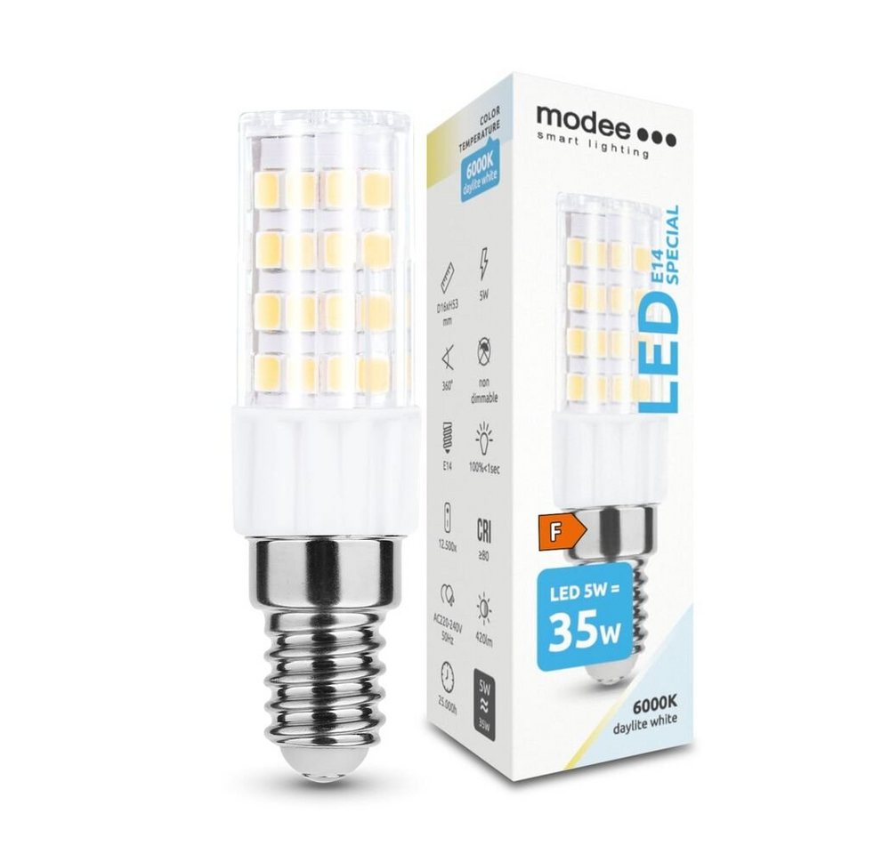 Aigostar LED-Leuchtmittel 5w E14 Mini LED Leuchtmittel Leuchte Birne, Kaltweiß, Minilampe klein Edison Gewinde – Bild 2 von 4
