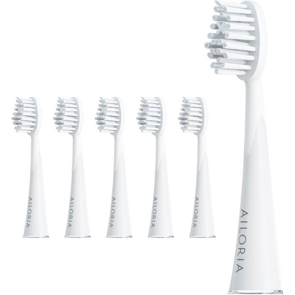 AILORIA Aufsteckbürsten SHINE BRIGHT Extra Clean Ersatzbürstenköpfe 6er, Ersatzbürstenköpfe Extra Clean Set für SHINE BRIGHT