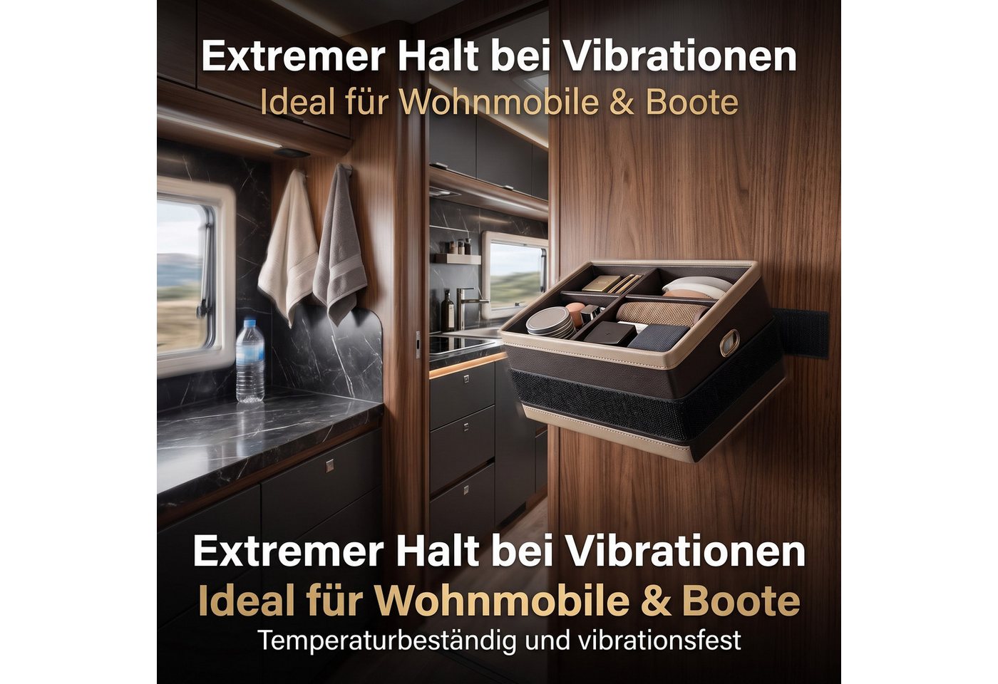 AIMAX Klettband Klettband selbstklebend extra stark 12m x 50mm Haushalt & Büro – Bild 5 von 5