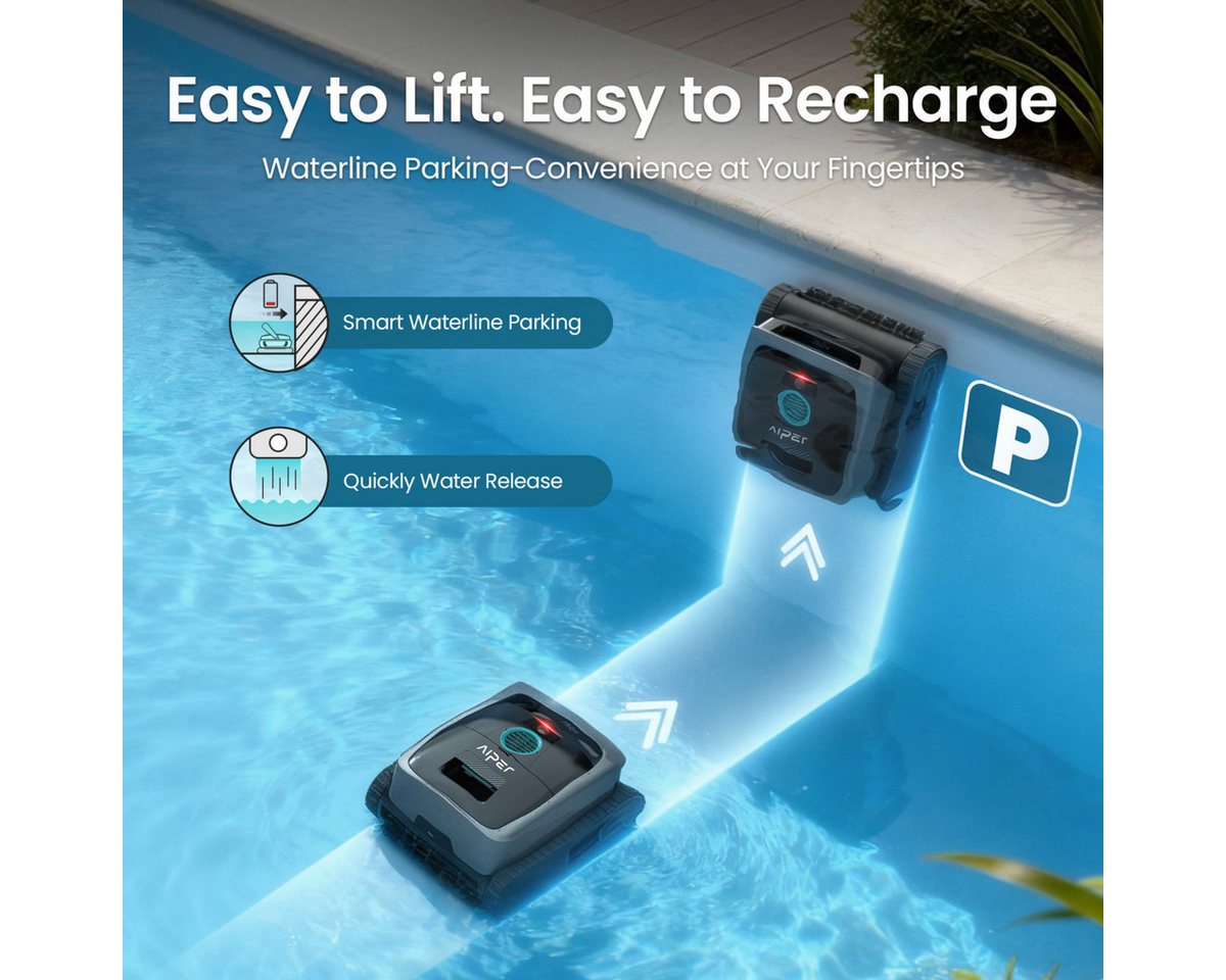 Aiper Poolroboter Scuba S3 - EU, (1-St) – Bild 4 von 5