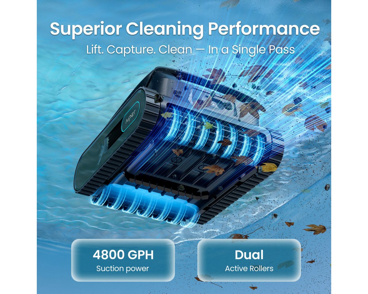 Aiper Poolroboter Scuba S3 - EU, (1-St) – Bild 5 von 5