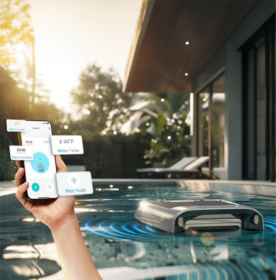Aiper Poolroboter Surfer S2 - EU, (1-St) – Bild 5 von 5