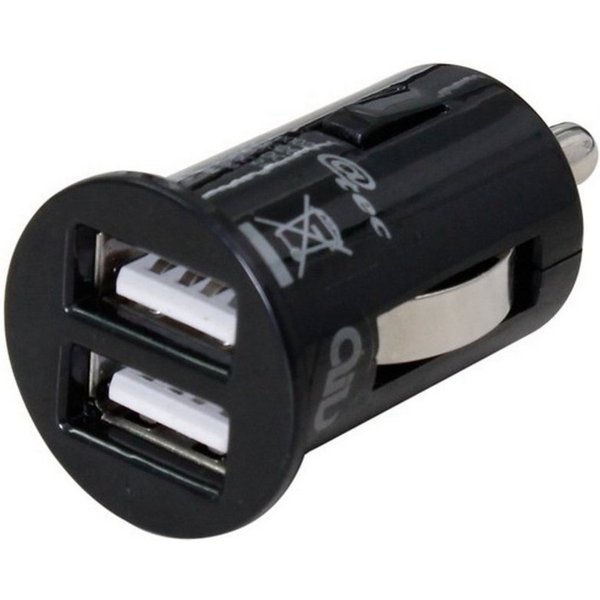 AIV Dual KFZ 4,2A USB Ladegerät 12V 24V Lader Smartphone-Ladegerät (2100 mA, 1x Zigarettenanzünder USB Adapter, Slim Kompakt Lade-Adapter Lader für Handy Smartp