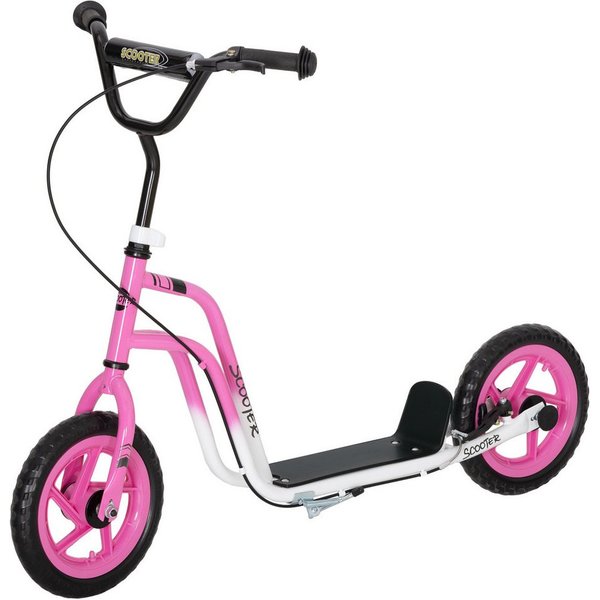 AIYAPLAY Cityroller Kinderroller Scooter mit verstellbarem Lenker und großen Rädern, (Kinderroller, 1 tlg., Tretroller), für Kinder im Alter von 5-12 Jahren, Ro