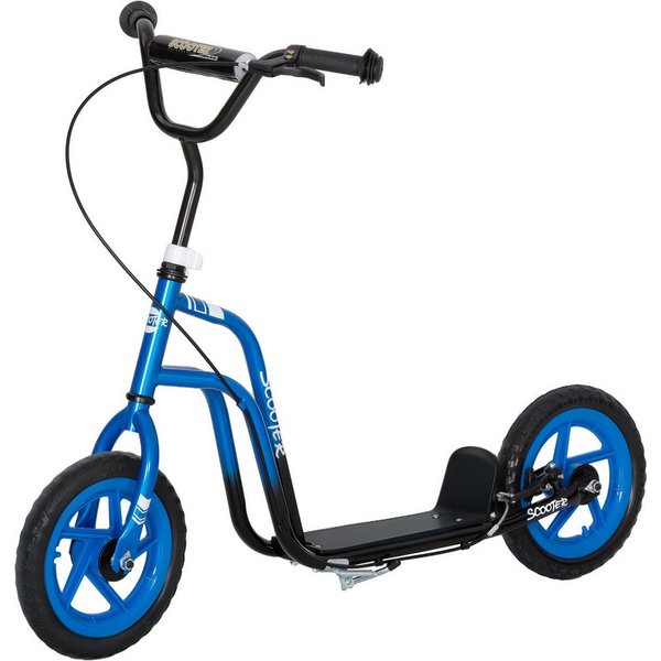 AIYAPLAY Cityroller Kinderroller Scooter mit verstellbarem Lenker und großen Rädern, (Kinderroller, 1 tlg., Tretroller), für Kinder im Alter von 5-12 Jahren, Bl